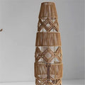 Floor lamp retro tatami chinoiserie zen b&b rattan tea room living room bedroom bedside lamp