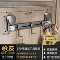 Suction cup kitchen hook punch-free hanging rod pot spoon shovel hanging rack multi-functional wall-mounted storage rack kitchen utensil hanging rack