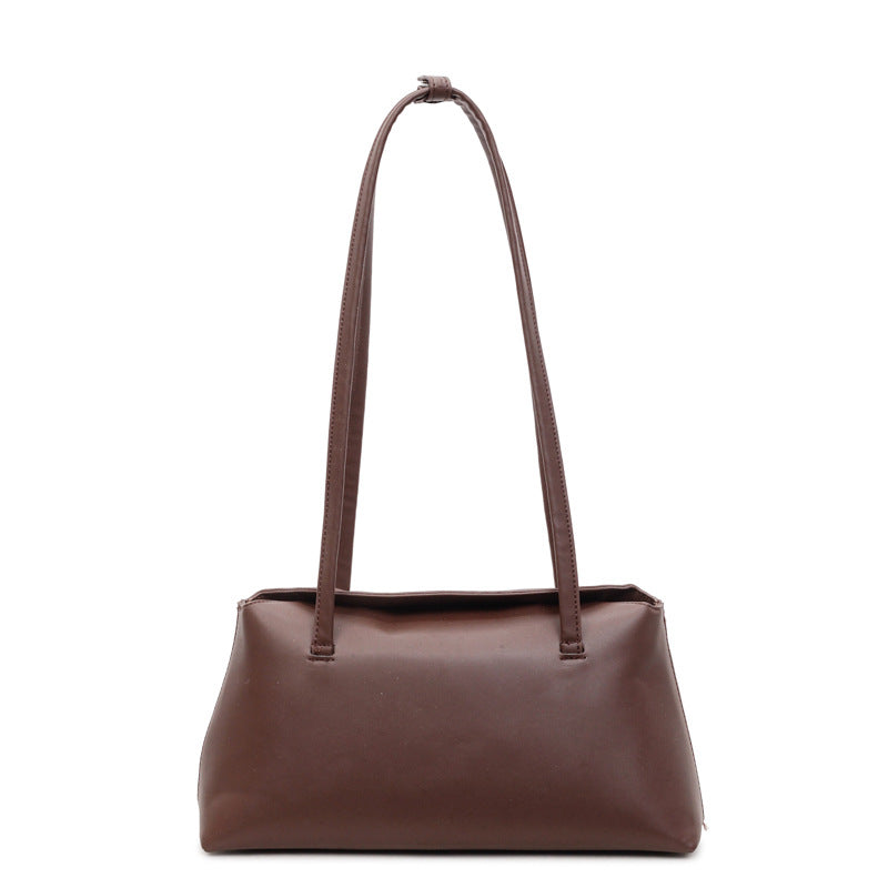 Korean style minimalist luxury shoulder bag - 2025 winter versatile underarm bag - large capacity work & commute bag