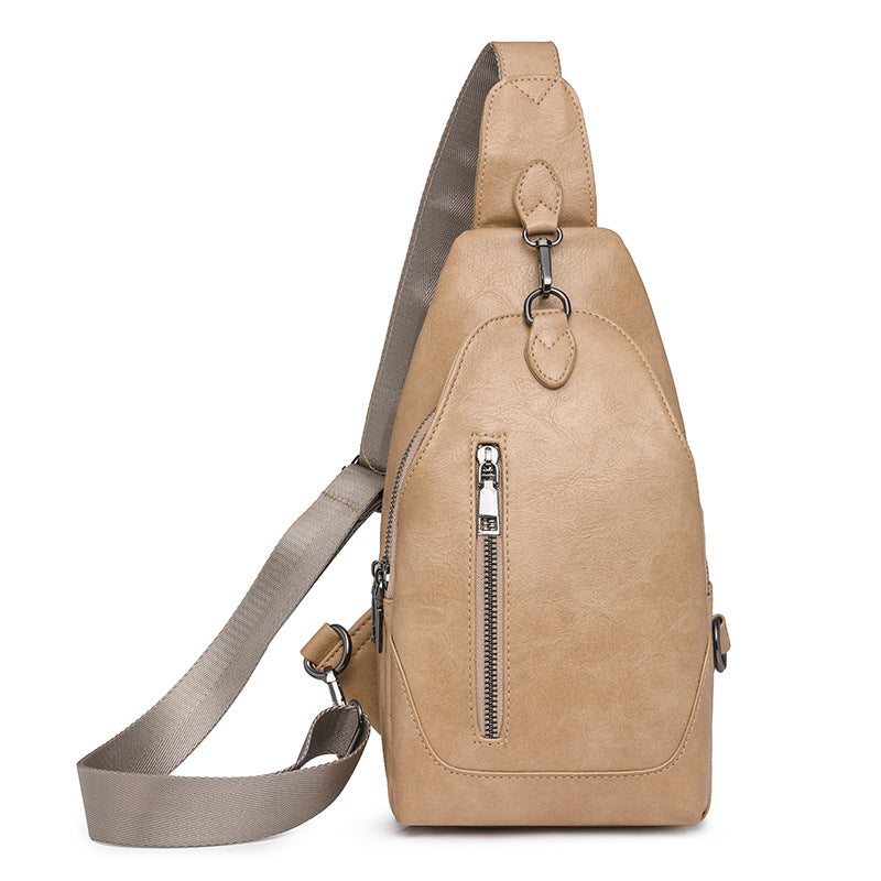 Find a factory,  popular women's bags PU bags, messenger bags, spring women's versatile retro breast bags, waist packs wholesale