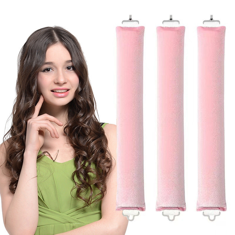 Cross-border heat-free curling hair artifact Sleeping does not hurt hair Lazy sleeping styling curling iron Non-perming large wave curling iron