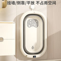 Baby bathtub - sit & lie down, temperature-sensitive, foldable, for infants, toddlers, and newborns - home use