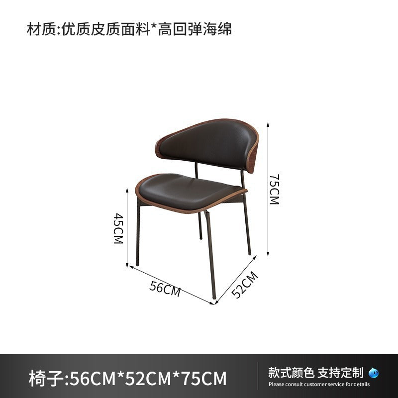 American restaurant retro imitation solid wood dining table and chair combination creative cafe leisure table and chair lounge area negotiation table and chair
