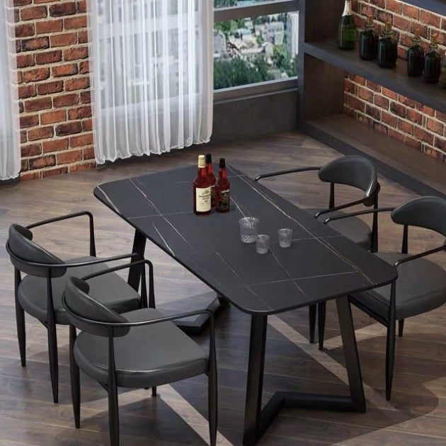 Bar booth wrought iron sofa milk tea shop Qingba commercial cafe restaurant container industrial style table and chair combination