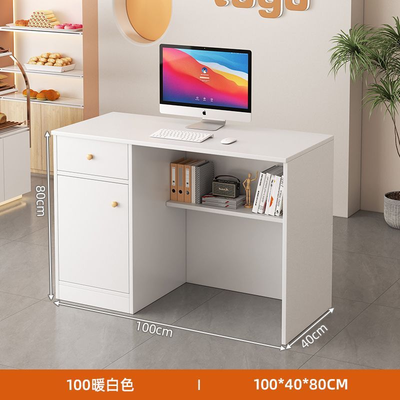 Bar counter, cashier counter, small casual modern convenience store, milk tea shop, reception desk, hair salon, clothing store counter, front desk