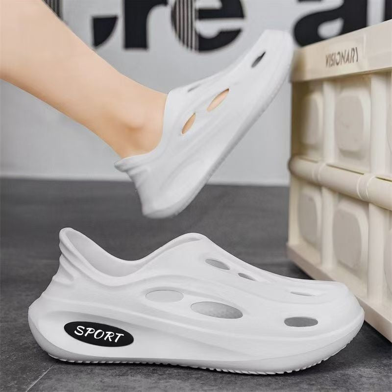 Coconut hole shoes men's summeroutweareva toe cap slippers outdoor casual sports beach sandals men's slippers