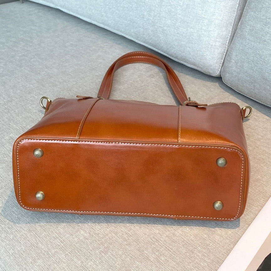 Large genuine leather women's bag 2025 new trendy fashion large capacity cowhide crossbody bag women's handbag tote shoulder bag