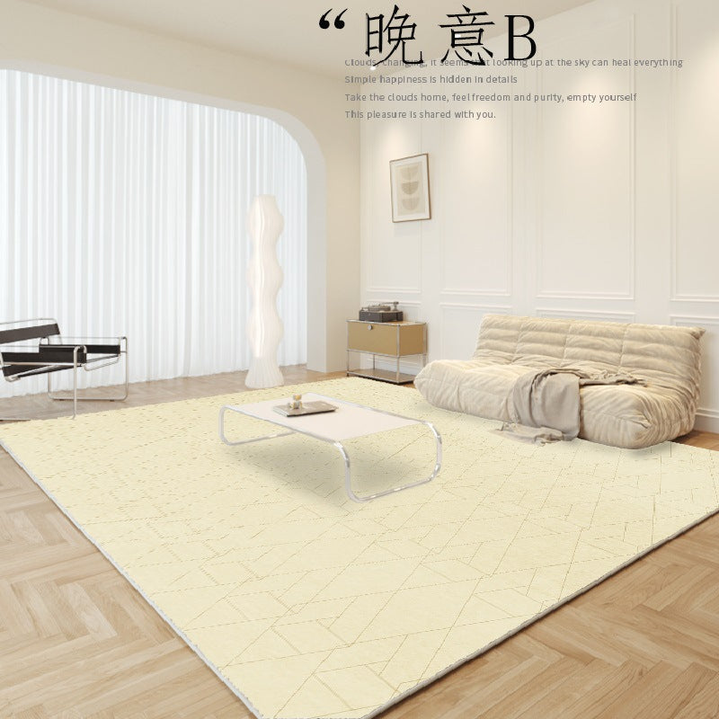 Sofa rug, light luxury, high-end living room bedside rug, bedroom anti-fall ins coffee table rug, simple modern household floor mat