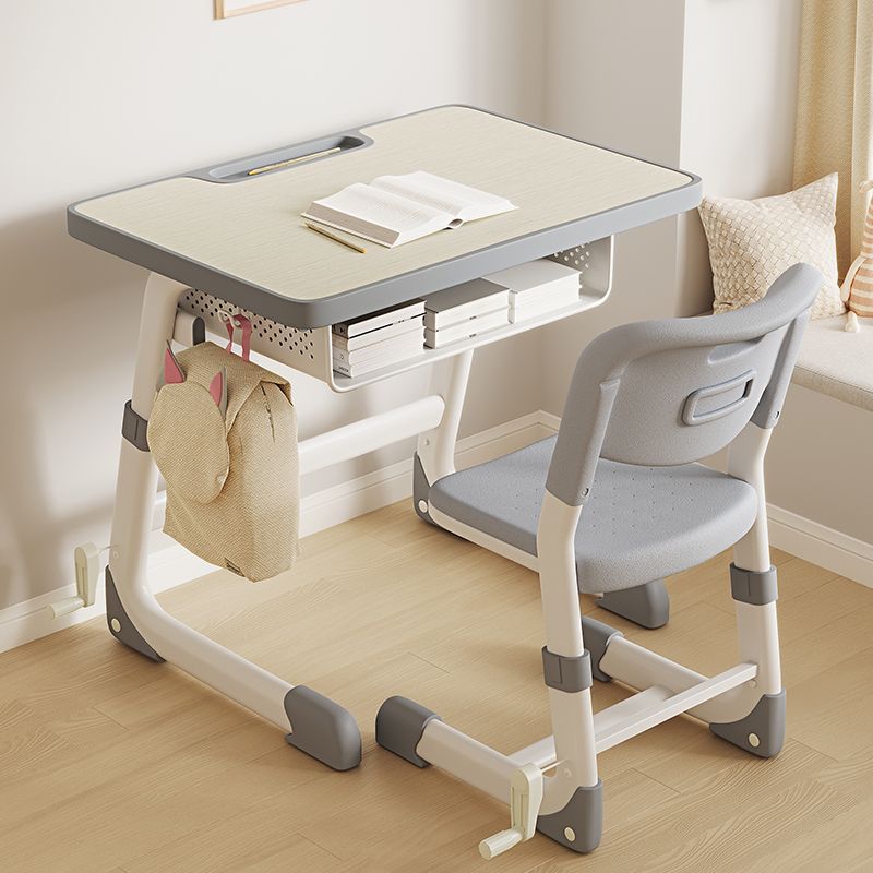 Children's learning table for primary school students, home writing homework desk, table for children's training and tutoring class desks and chairs suit