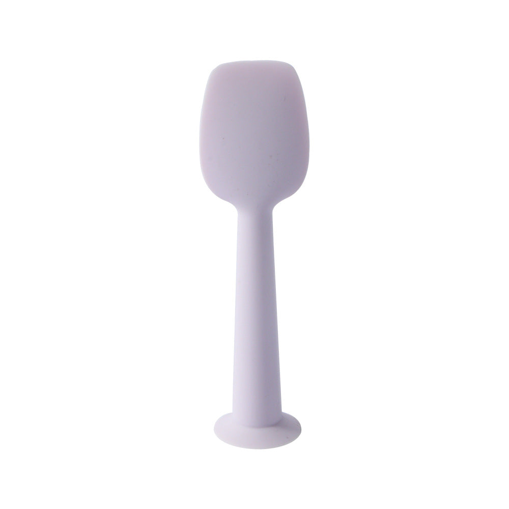 Amazon hot-selling all-in-one silicone soft spatula spoon baby cream applicator with suction cup - wholesale baby care supplies