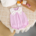 Baby clothes fashionable summer baby girl sleeveless one-piece khaki for outing, 100-day banquet summer dress, thin butt wrap