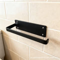 Kitchen paper towel holder, paper hanging shelf, plastic wrap storage roll paper special hook, no punching, lazy rag hanging rod