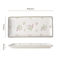 15inch rectangular plate-lavender