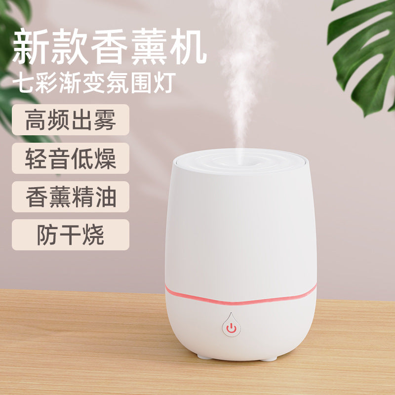 new teardrop aroma diffuser - home, indoor, office, small essential oil night light, automatic scent machine