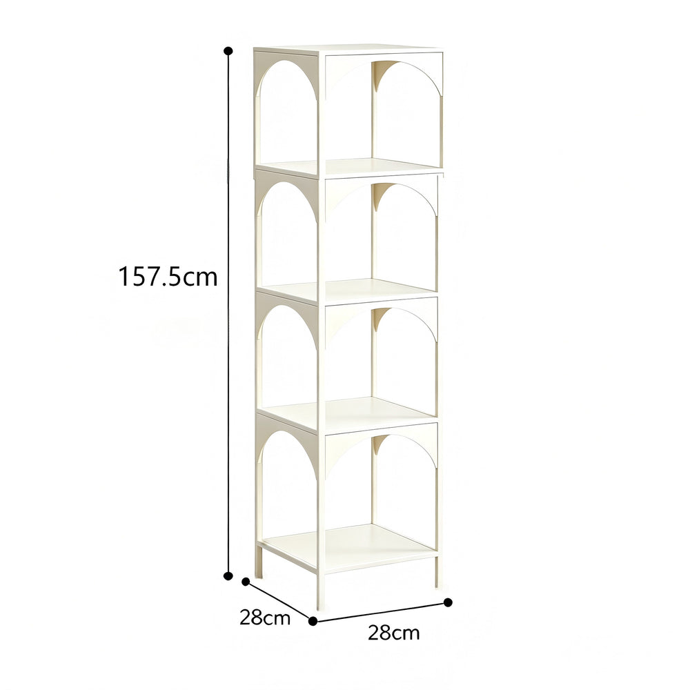 Creative bookshelf floor-standing storage rack all-in-one living room corner bookcase corner simple bedroom iron art sundries storage rack