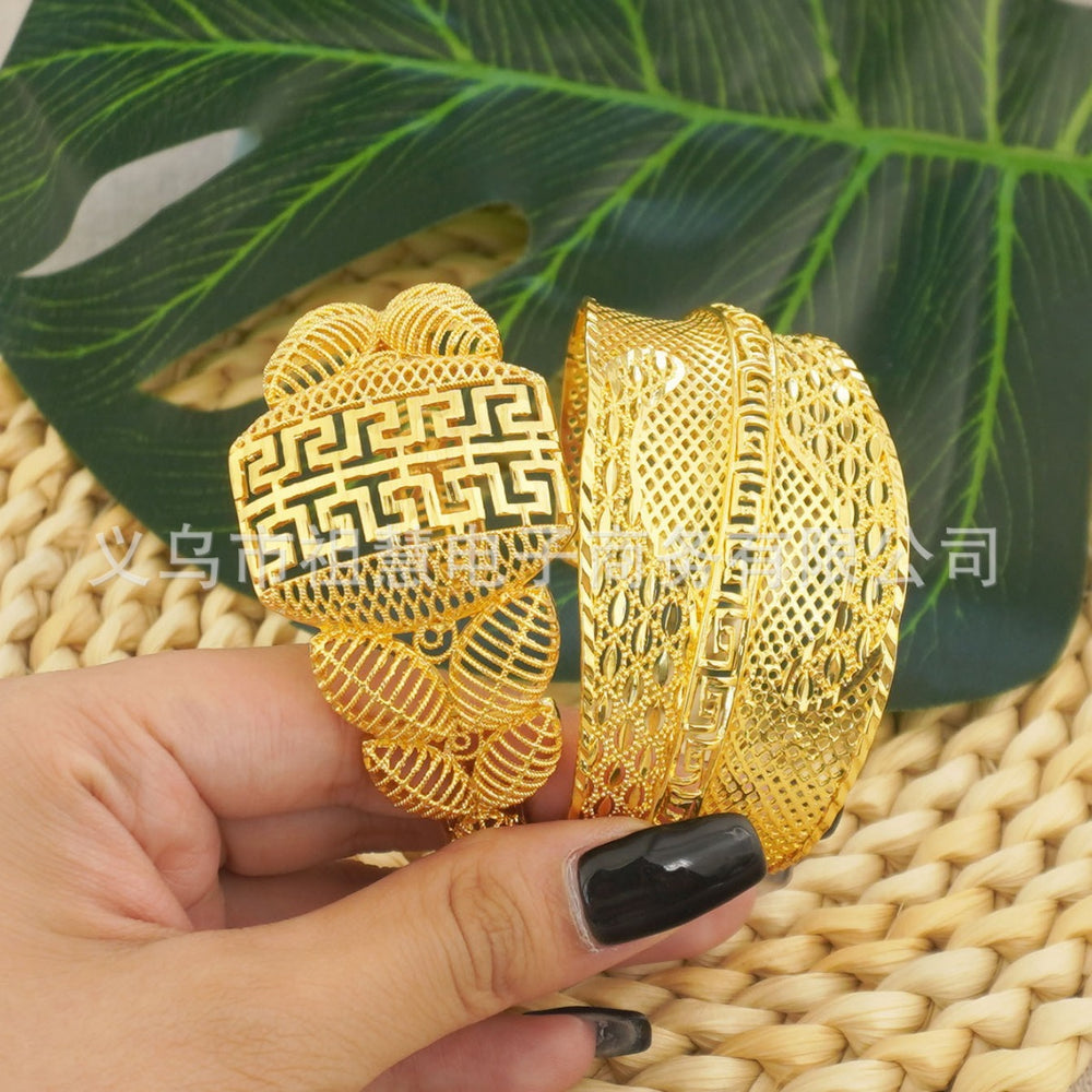 Middle eastern cuff ring set hawaiian nigerian wedding bridal luxury brand charm jewelry gift