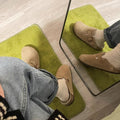 Birkenstock shoes thick sole half slippers toe slippers lazy one-leg flats same style soft bottom suede birkenstock slippers couple