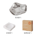 Stylish high-looking four-corner frosted plate creative asymmetrical jewelry watch plate desktop special-shaped storage plate display plate
