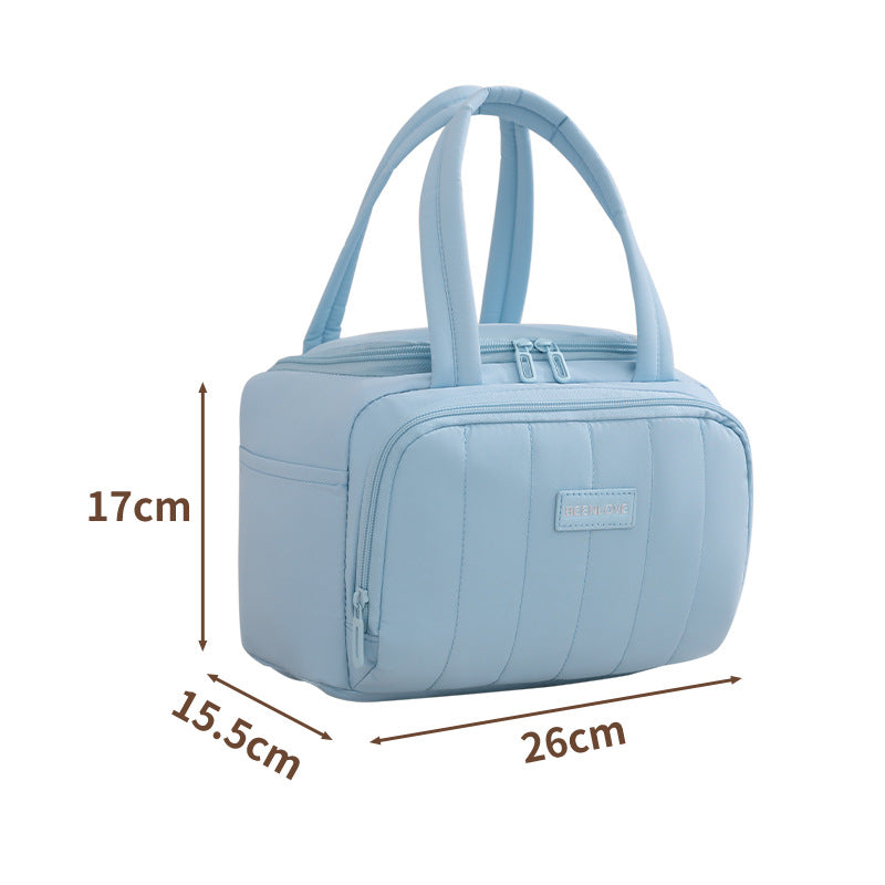 Beilian Cross-border Lunch Box Bag High Value Portable Large Capacity Bento Bag Picnic Commuter Insulation Fashion Lunch Bag