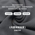New women's solid color fleece-lined pocket stand collar zip-up casual sports jacket for running, fitness, and yoga