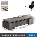 2.6m double short cabinet boss table + boss chair