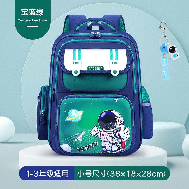 foreign trade schoolbag for primary school girls 1-3-6 grade to reduce the burden of spine protection large capacity kids backpack wholesale