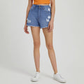 In-stock - yt251# cross-border fashion women's comfortable casual ripped high-waisted denim shorts for  & us/eu export