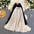 Summer lightweight casual pants for women - drawstring elastic waist, wide leg, loose fit, slimming, drapey, pleated trousers