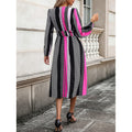 listing: new  women's original fashion v-neck polka dot lantern sleeve dress