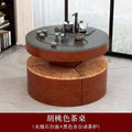 Rock slab kung fu coffee table small apartment for home fire stone tea table intelligent fully automatic small all-in-one tea table and chair combination