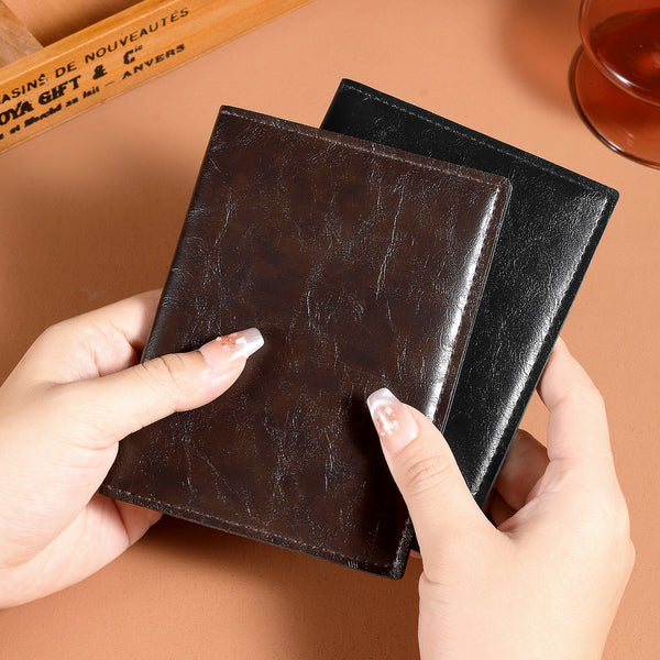 Foreign trade  RFID high-value passport bag PU leather case simple and fashionable two-in-one anti-theft brush travel passport holder