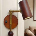 New nordic rotating bedside wall lamp - minimalist retro reading light for home stays, studies, bedrooms, and background walls