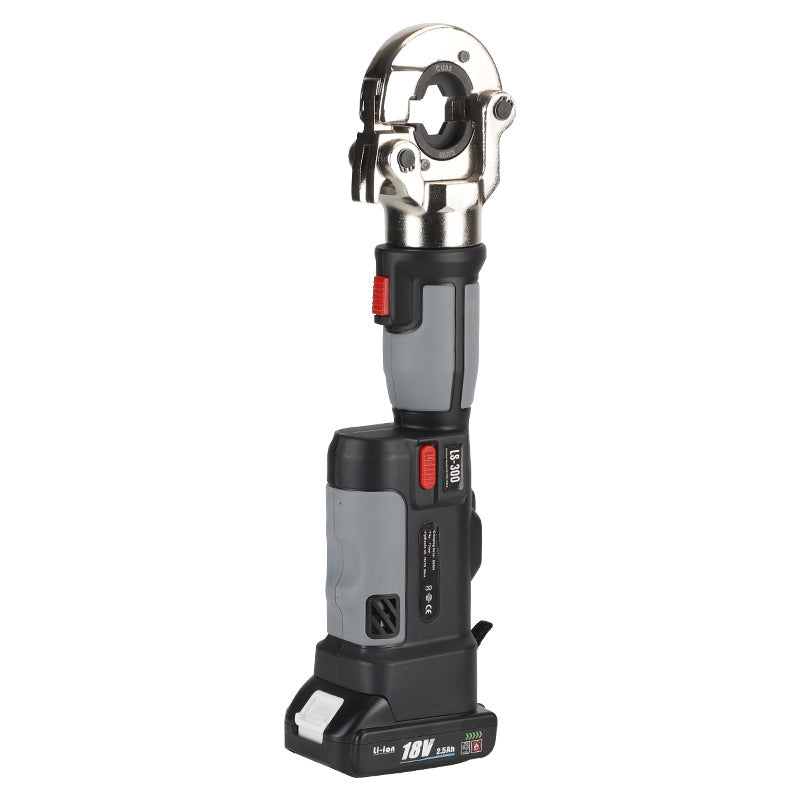 Mini Small Charging Hydraulic Clamp Straight Handle LS-300 Digital Display Portable Electric Crimping Clamp Charging Crimping Clamp