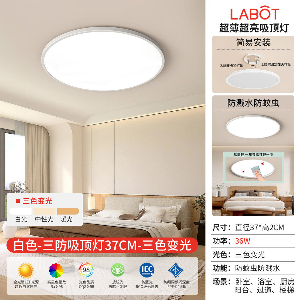 Led ceiling light - minimalist modern style for master bedroom, living room, hallway, kitchen, balcony - eye protection main lighting