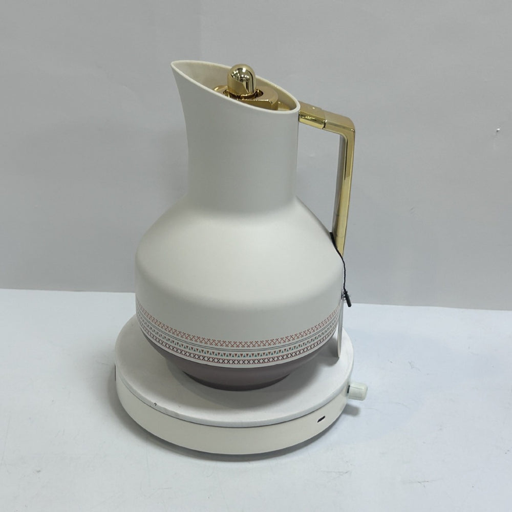 Direct from the factory: everyday coffee pot with red glass liner, insulated for home use