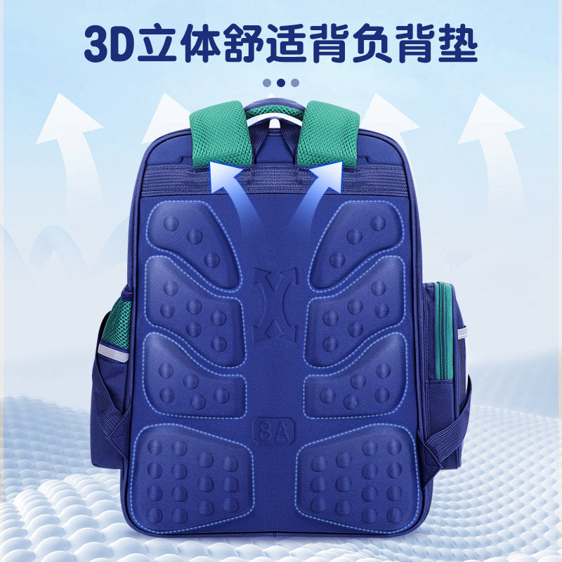 foreign trade schoolbag for primary school girls 1-3-6 grade to reduce the burden of spine protection large capacity kids backpack wholesale