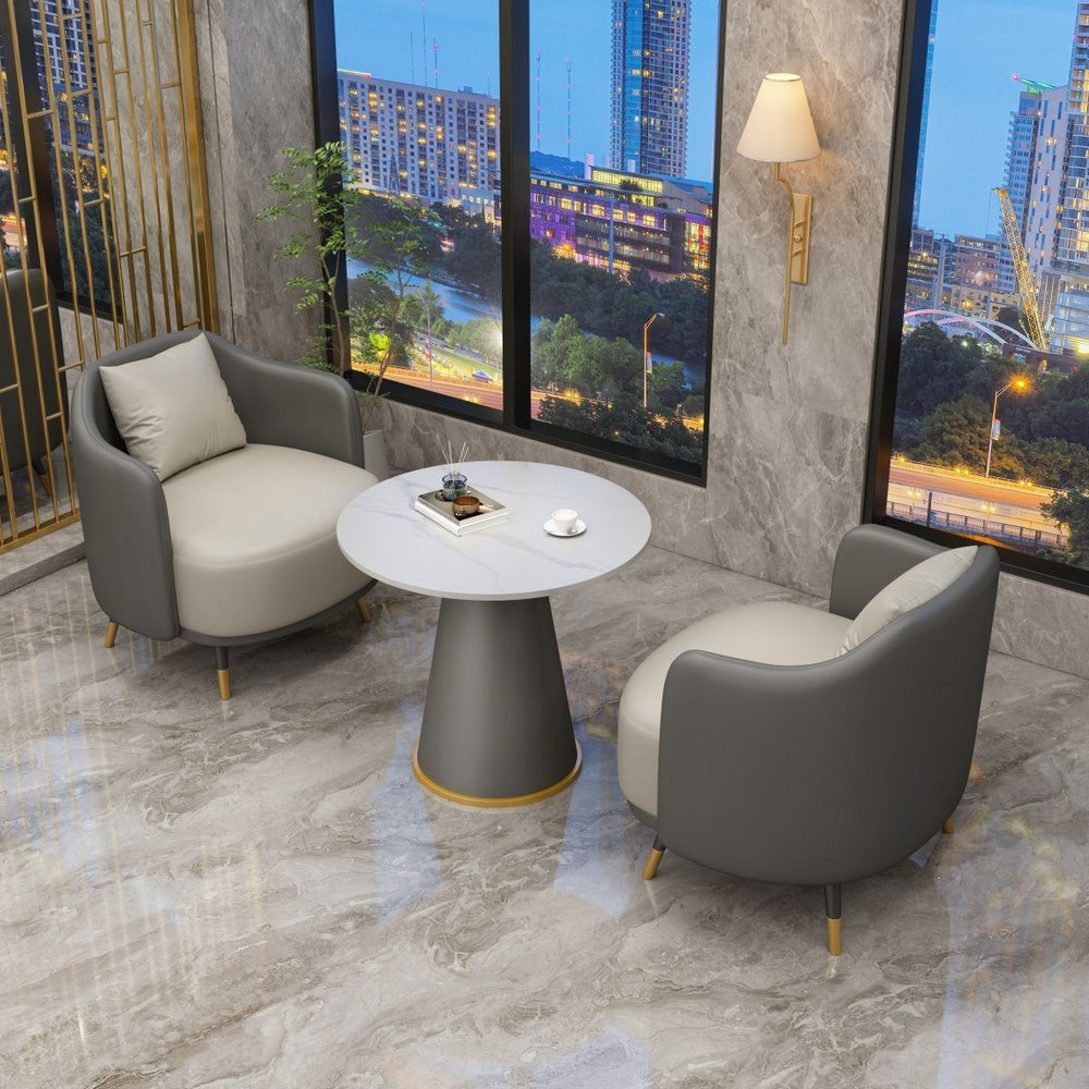 Negotiation table and chair combination sales office reception table and chair shopping mall beauty salon casual single sofa coffee table combination