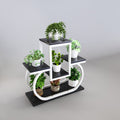 Wrought iron flower stand indoor for home balcony bay window storage living room creative succulent pothos floor-standing thickened flower stand flower pot