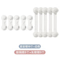 Classic 10-pack - pure white/5 long locks + 5 short locks