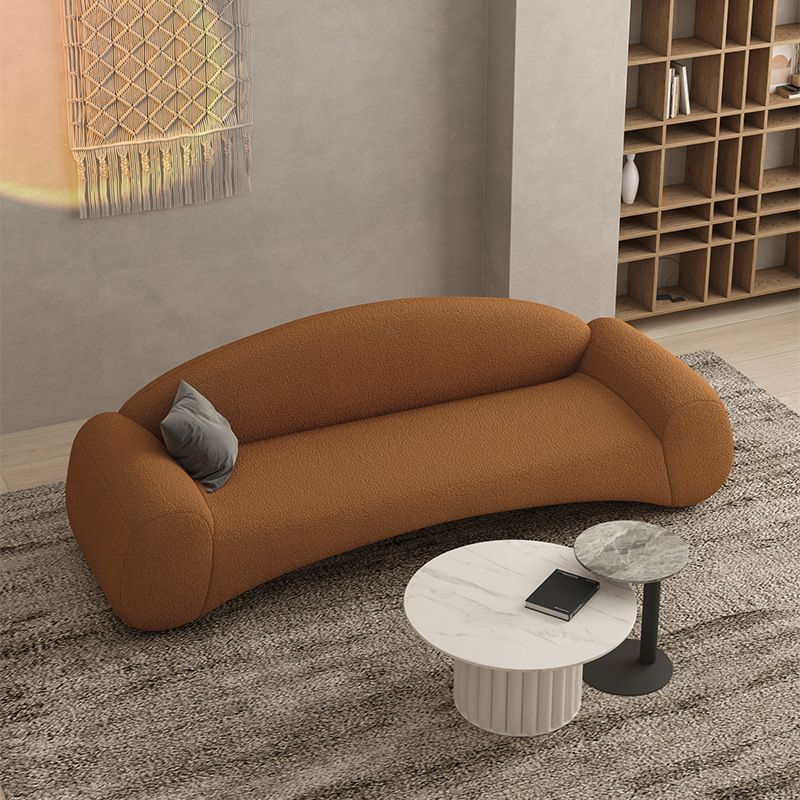 Scandinaviancasualaccessible luxuryspecial-shaped small apartment designer creative hotel reception cashmere fabric sofa normcore