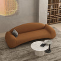 Scandinaviancasualaccessible luxuryspecial-shaped small apartment designer creative hotel reception cashmere fabric sofa normcore