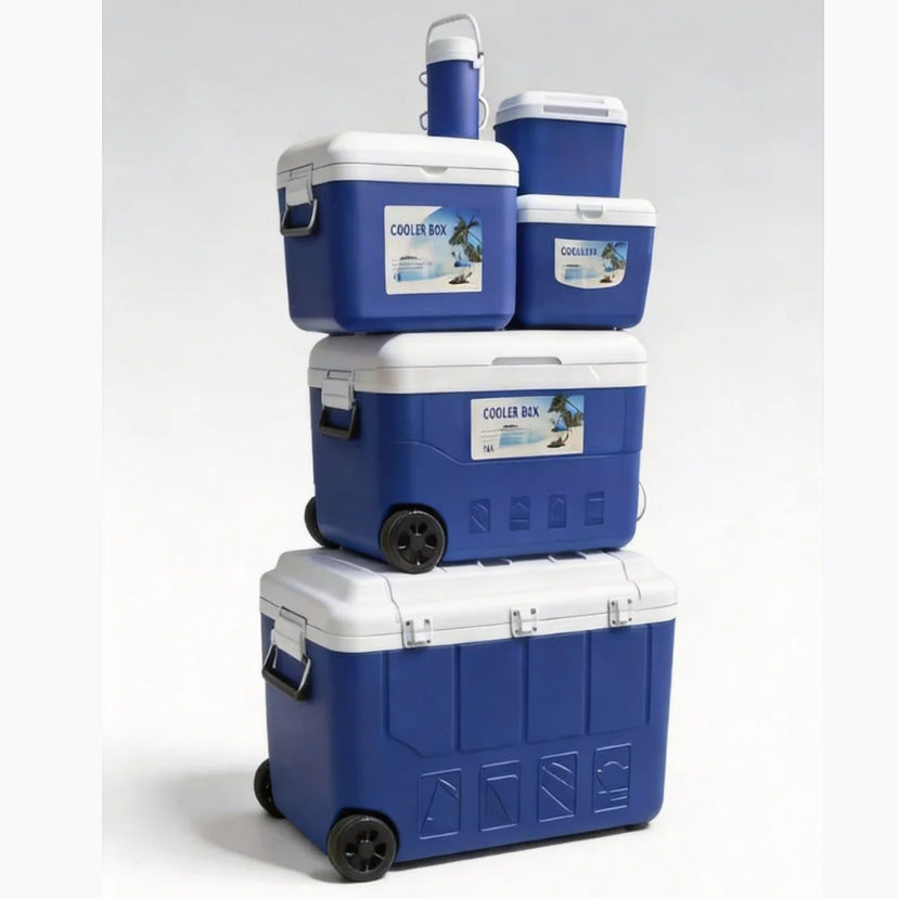 Big export-grade large capacity push-pull collapsible insulated food warmer box with insulated cutlery set