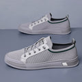 Men's bestselling spring/summer breathable mesh sneakers - slip-on, soft, odor-resistant, flyknit, versatile casual skate shoes for men