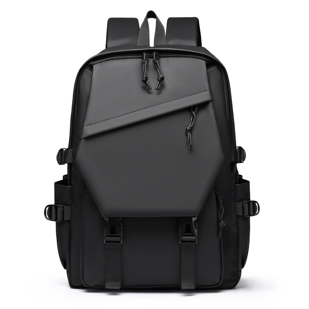 Cross-border new large-capacity laptop bag, multi-functional lightweight travel backpack, trendy simple backpack