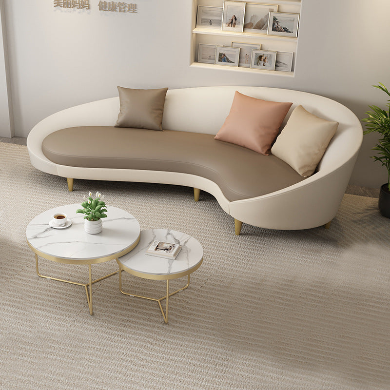 Nordic clothing store sofa simple modern curved internet celebrity shaped creative accessible luxury beauty salon casual store reception