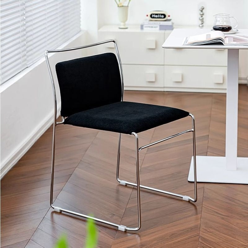 Second-hand style dining chair for home bauhaus small apartment popularclassy study chair cafe soft back chair