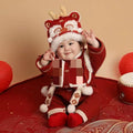 Baby winter onesie new year's greeting clothes winter dragon year first birthday clothes for boys and girls happy new year festive outing clothes