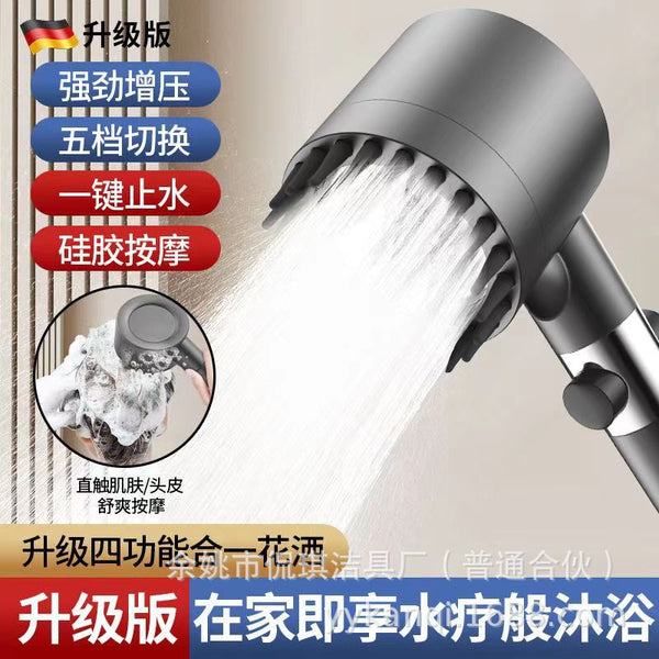 Wear spray strong pressurized shower nozzle bathroom bath filter shower head spray shower head shower set household