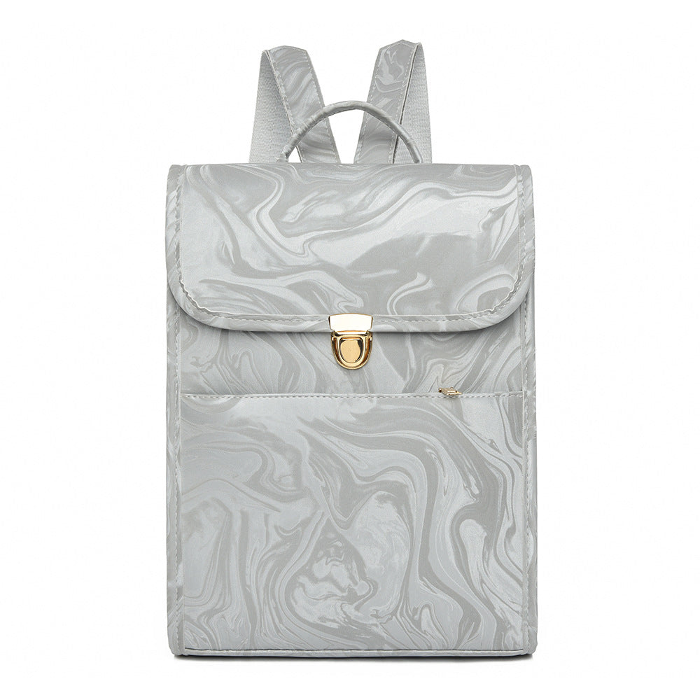 Simple backpack computer bag college student schoolbag Korean version casual women's notebook backpack portable new backpack women