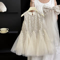 Girls' sequin princess dress - new summer  collection - kids' formal gown, stylish summer dress, girls' vest dress